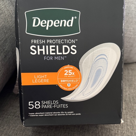Depend Fresh Protection Shields for Men - Light Légère - Picture 1 of 5